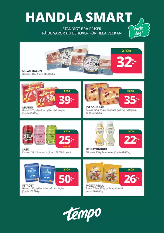 Tempo-katalog i Grängesberg | Tempo reklamblad | 2025-12-13T00:00:00.000Z - 2025-12-27T00:00:00.000Z