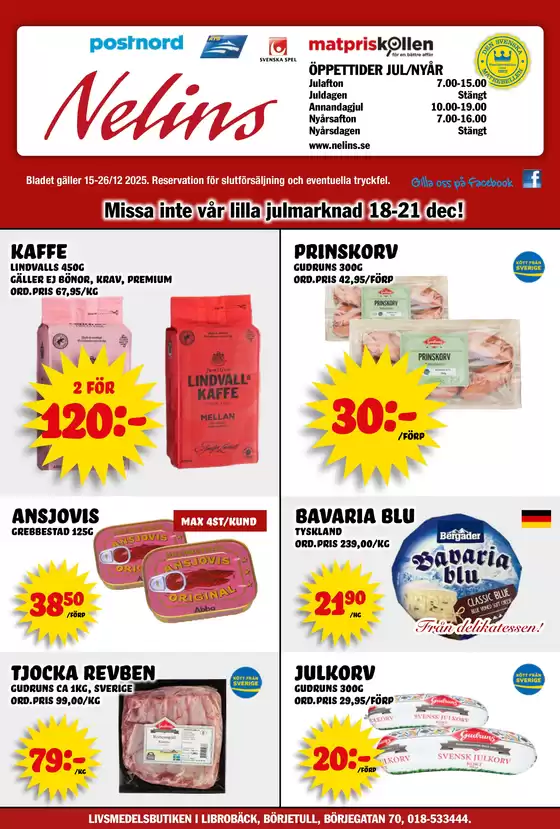 Nelins-katalog | Nelins Erbjudanden | 2025-12-15T00:00:00.000Z - 2025-12-26T00:00:00.000Z