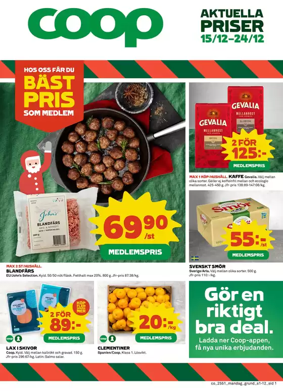 Coop Konsum-katalog i Västerås | Exklusiva deals och fynd | 2025-12-15T00:00:00.000Z - 2025-12-24T00:00:00.000Z