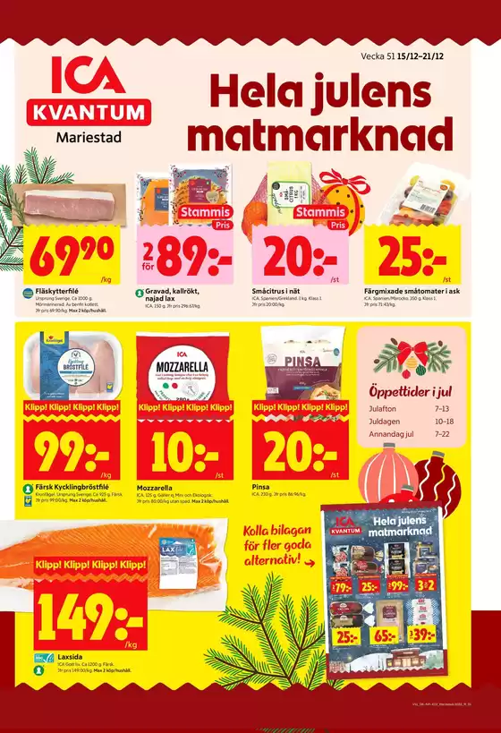 ICA Kvantum-katalog i Västerås | Specialerbjudanden för dig | 2025-12-15T00:00:00.000Z - 2025-12-21T00:00:00.000Z