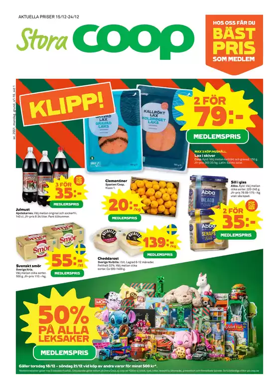 Stora Coop-katalog i Strängnäs | Erbjudanden för fyndjägare | 2025-12-15T00:00:00.000Z - 2025-12-24T00:00:00.000Z