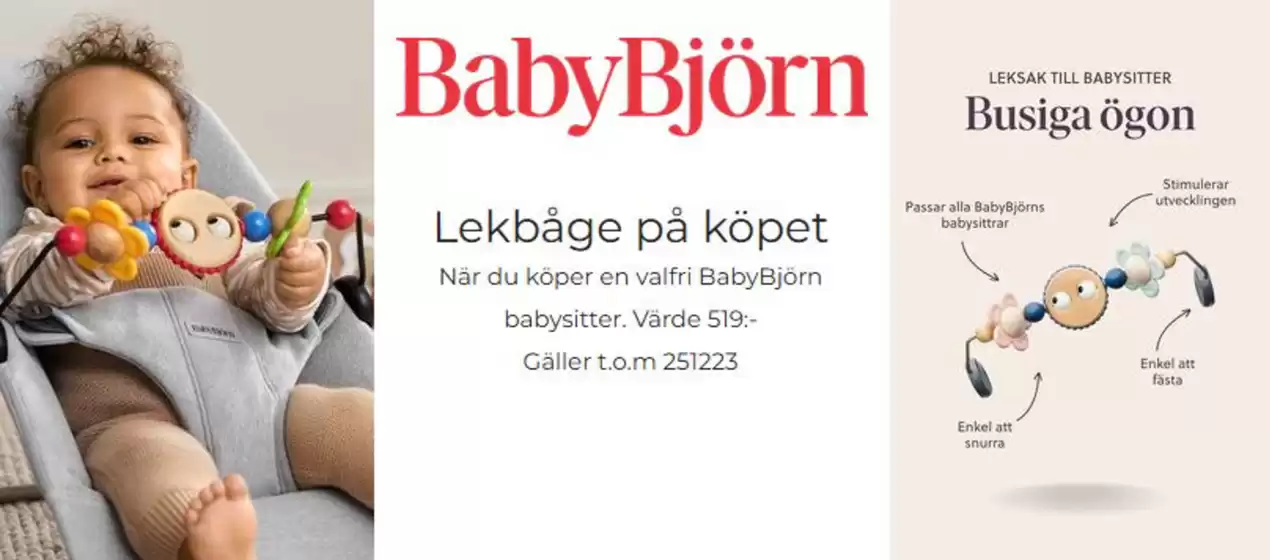 Babyproffsen-katalog | Lekbåge på köpet! | 2025-12-18T00:00:00.000Z - 2026-01-02T00:00:00.000Z