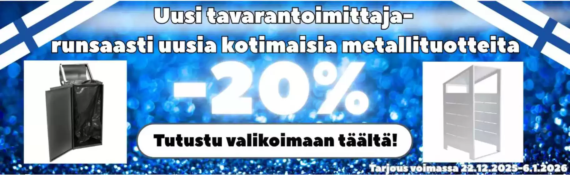 Lakkapää-katalog i Järfälla | Upp till -20%! | 2025-12-22T00:00:00.000Z - 2026-01-06T00:00:00.000Z