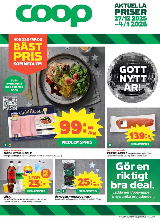 Coop Konsum-katalog i Uppsala | Nya erbjudanden att upptäcka | 2025-12-27T00:00:00.000Z - 2026-01-04T00:00:00.000Z