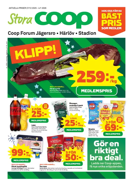 Coop Forum-katalog i Uppsala | Upptäck attraktiva erbjudanden | 2025-12-27T00:00:00.000Z - 2026-01-04T00:00:00.000Z