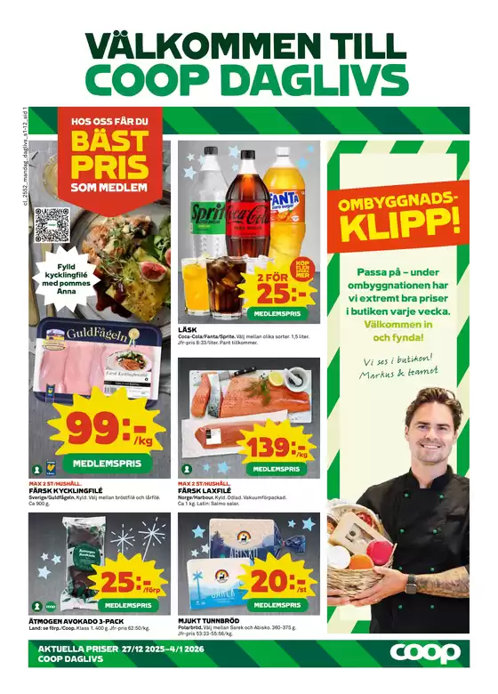 Coop Daglivs-katalog i Uppsala | Aktuella deals och erbjudanden | 2025-12-27T00:00:00.000Z - 2026-01-04T00:00:00.000Z