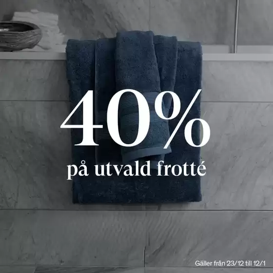 SOVA-katalog i Täby | Upp till 40%! | 2025-12-23T00:00:00.000Z - 2026-01-12T00:00:00.000Z