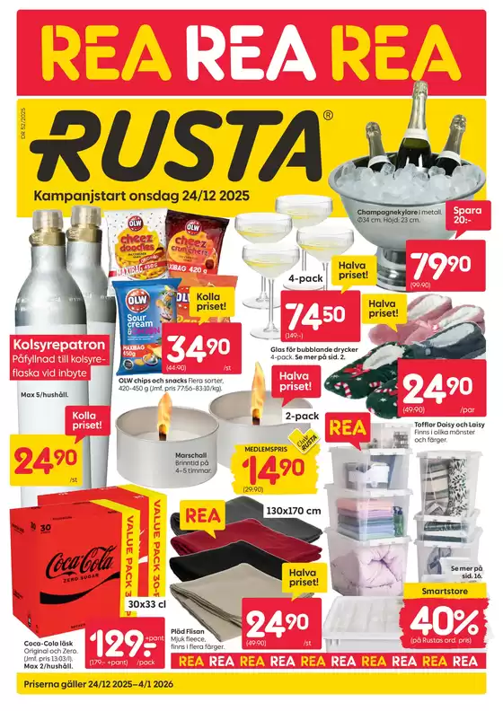 Rusta-katalog i Halmstad | Rusta reklambad | 2025-12-24T00:00:00.000Z - 2026-04-01T00:00:00.000Z