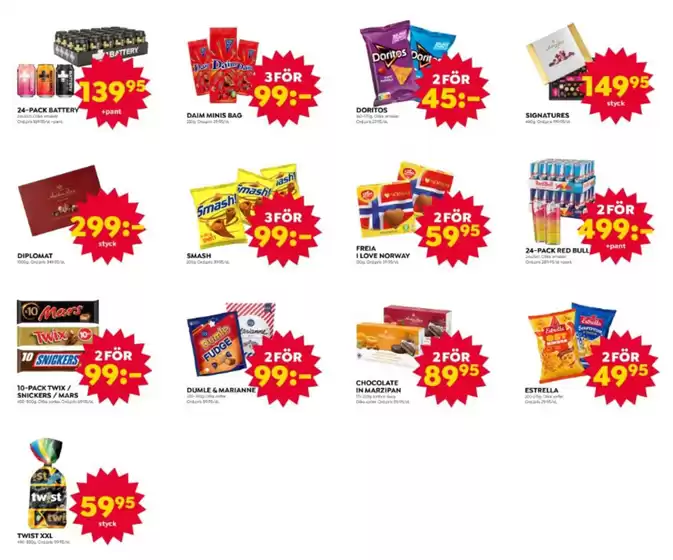 Godisfabriken-katalog i Bromölla | Erbjudanden! | 2025-12-24T00:00:00.000Z - 2026-01-14T00:00:00.000Z