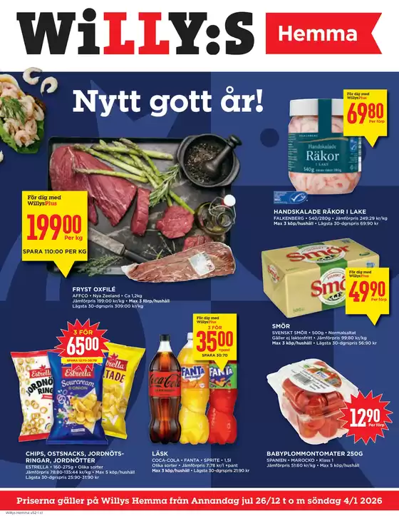 Willys-katalog i Stockholm | Willys Erbjudanden | 2025-12-26T00:00:00.000Z - 2026-01-04T00:00:00.000Z