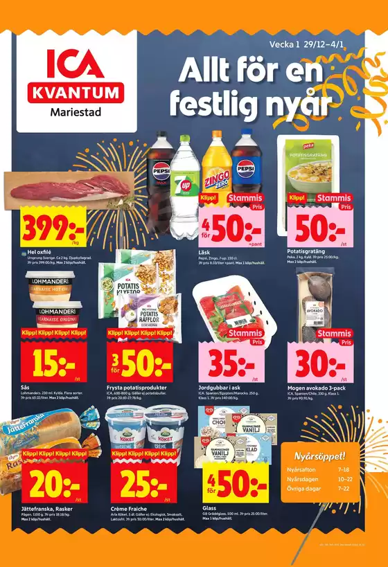 ICA Kvantum-katalog i Västerås | Exklusiva deals för våra kunder | 2025-12-29T00:00:00.000Z - 2026-01-04T00:00:00.000Z
