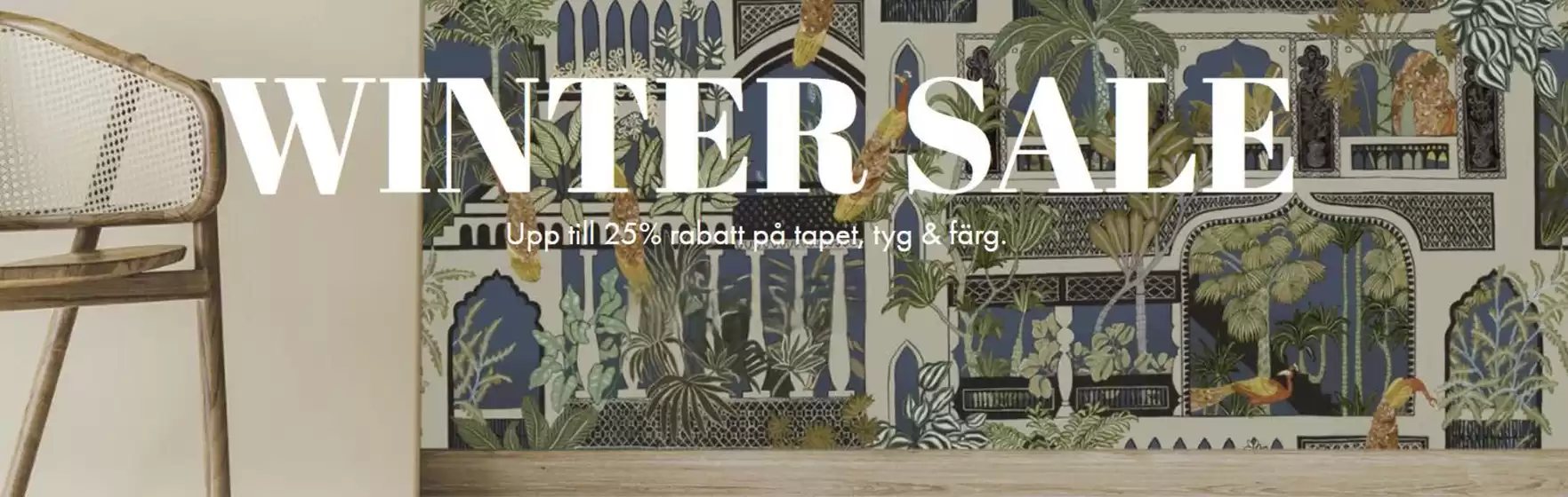 Engelska Tapetmagasinet-katalog i Piteå | Winter sale! | 2025-12-30T00:00:00.000Z - 2026-01-13T00:00:00.000Z