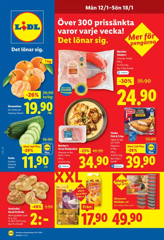 Lidl-katalog i Arvika | Exklusiva deals för våra kunder | 2026-01-12T00:00:00.000Z - 2026-01-18T00:00:00.000Z