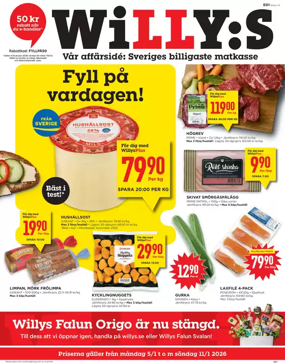 Willys-katalog i Katrineholm | Rabatter och kampanjer | 2026-05-01T00:00:00.000Z - 2026-11-01T00:00:00.000Z