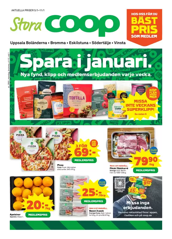 Stora Coop-katalog i Katrineholm | Våra bästa fynd | 2026-01-05T00:00:00.000Z - 2026-01-11T00:00:00.000Z