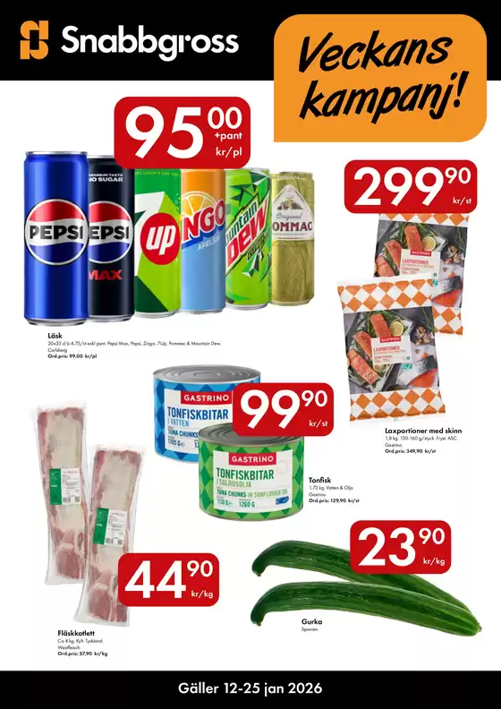 Snabbgross-katalog i Uppsala | Snabbgross Kampanjblad v. 3–4 | 2026-01-07T00:00:00.000Z - 2026-01-26T00:00:00.000Z