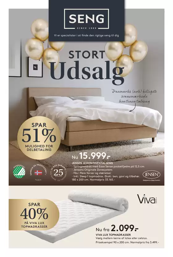 Seng-katalog i Göteborg | Stort udsalg! | 2026-01-07T00:00:00.000Z - 2026-02-01T00:00:00.000Z