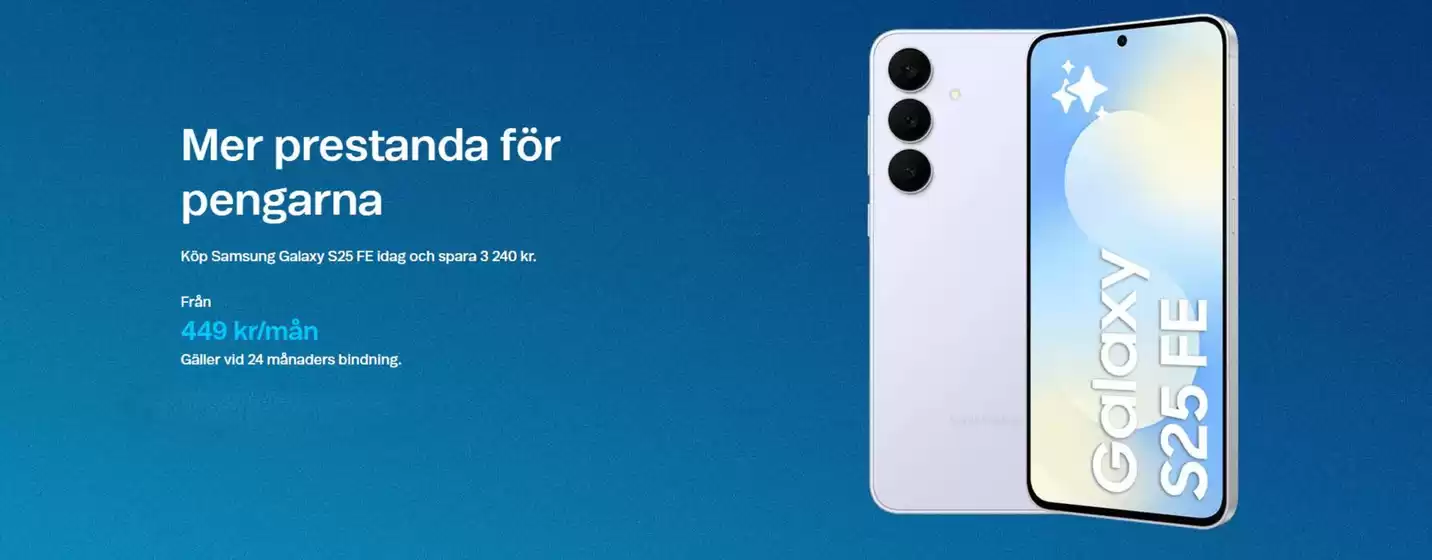 Telenor-katalog i Mariestad | Mer prestanda för pengarna! | 2026-01-08T00:00:00.000Z - 2026-01-24T00:00:00.000Z
