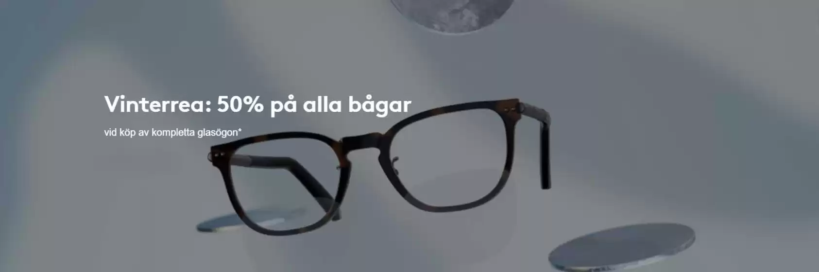 Synsam-katalog i Västerås | Vinterrea! 50% på alla bågar. | 2026-01-08T00:00:00.000Z - 2026-01-24T00:00:00.000Z