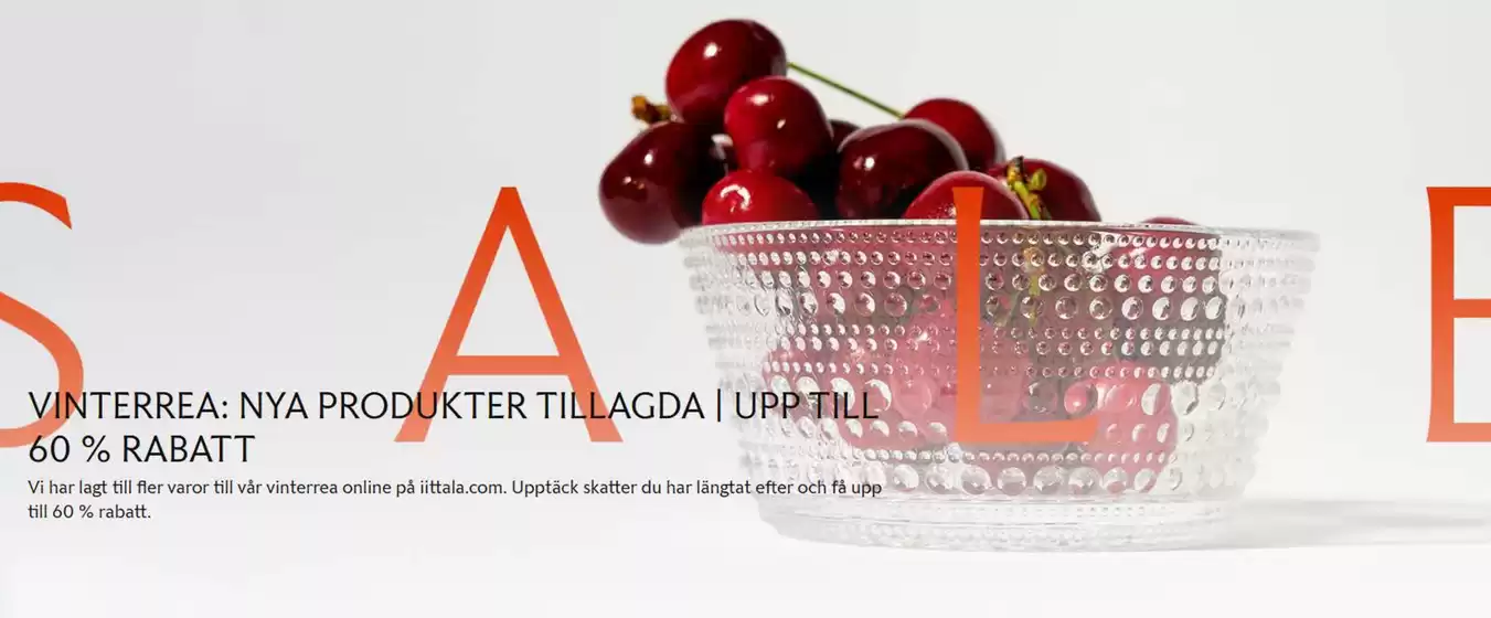 iittala-katalog i Umeå | Upp till 60% rabatt! | 2026-01-08T00:00:00.000Z - 2026-01-24T00:00:00.000Z