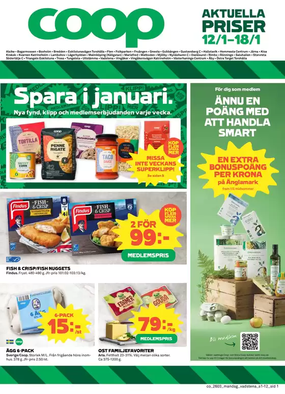 Coop Konsum-katalog i Sollentuna | Top-deals för alla kunder | 2026-01-12T00:00:00.000Z - 2026-01-18T00:00:00.000Z