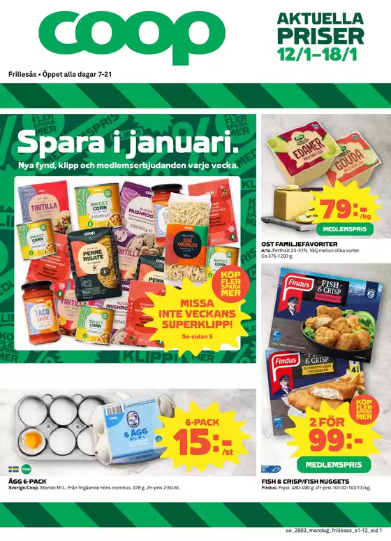 Coop Konsum-katalog i Sollentuna | Coop Konsum reklamblad | 2026-01-12T00:00:00.000Z - 2026-01-18T00:00:00.000Z