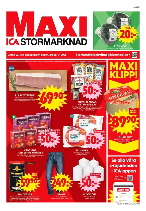 ICA Maxi-katalog i Sollentuna | Exklusiva deals och fynd | 2026-01-12T00:00:00.000Z - 2026-01-18T00:00:00.000Z