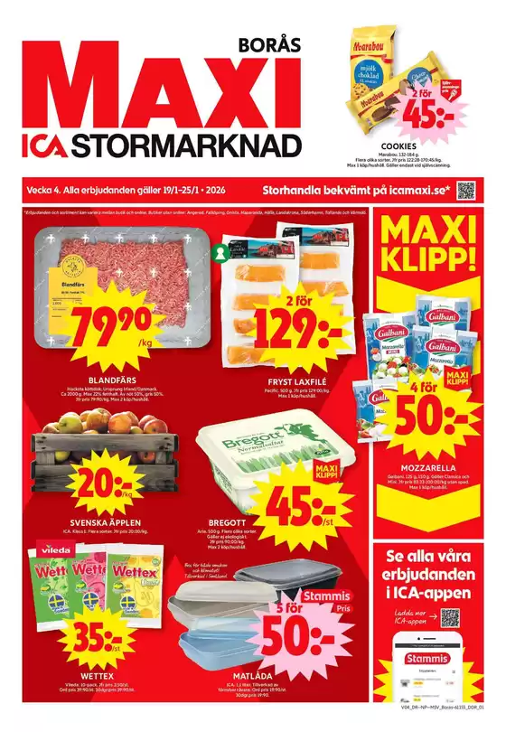 ICA Maxi-katalog i Sveg | Stort urval av erbjudanden | 2026-01-19T00:00:00.000Z - 2026-01-25T00:00:00.000Z