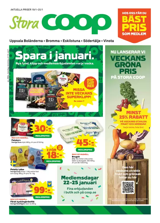 Stora Coop-katalog i Dvärsätt | Stort urval av erbjudanden | 2026-01-19T00:00:00.000Z - 2026-01-25T00:00:00.000Z