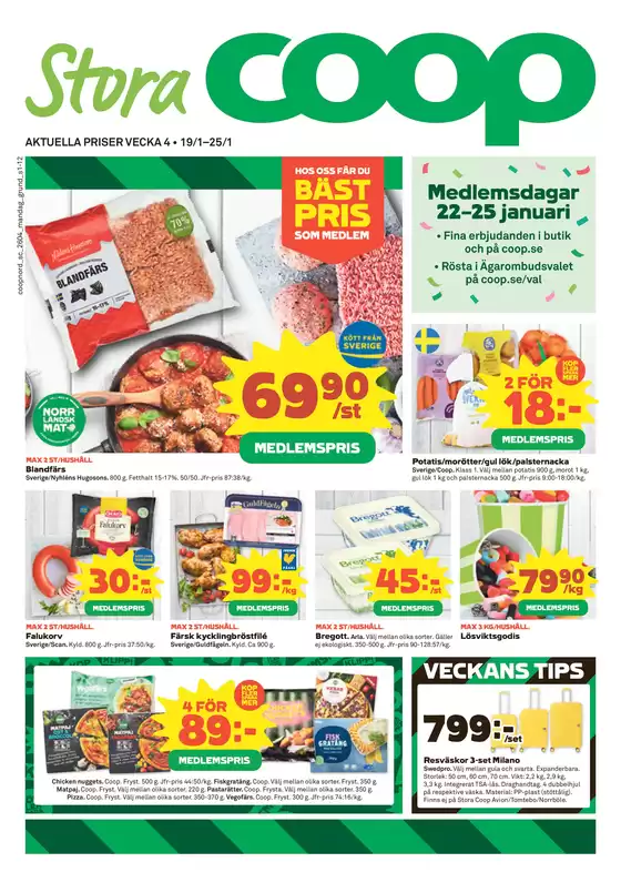 Stora Coop-katalog i Dvärsätt | Nya erbjudanden att upptäcka | 2026-01-19T00:00:00.000Z - 2026-01-25T00:00:00.000Z