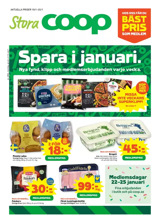 Stora Coop-katalog i Dvärsätt | Spara nu med våra deals | 2026-01-19T00:00:00.000Z - 2026-01-25T00:00:00.000Z