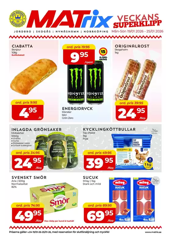 Matrix Butikerna-katalog i Täby | Matrix Veckans Annons | 2026-01-19T00:00:00.000Z - 2026-01-25T00:00:00.000Z