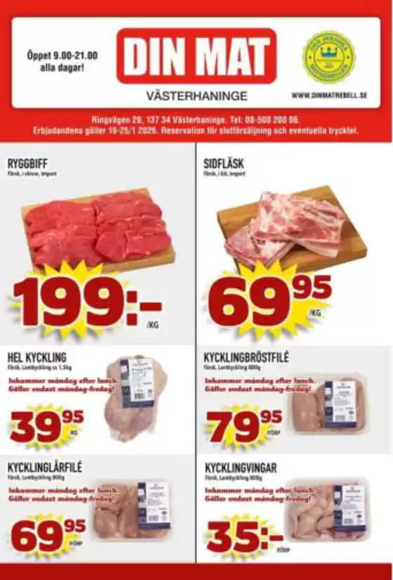 Din Mat-katalog i Täby | Din Mat reklambad | 2026-01-19T00:00:00.000Z - 2026-01-25T00:00:00.000Z