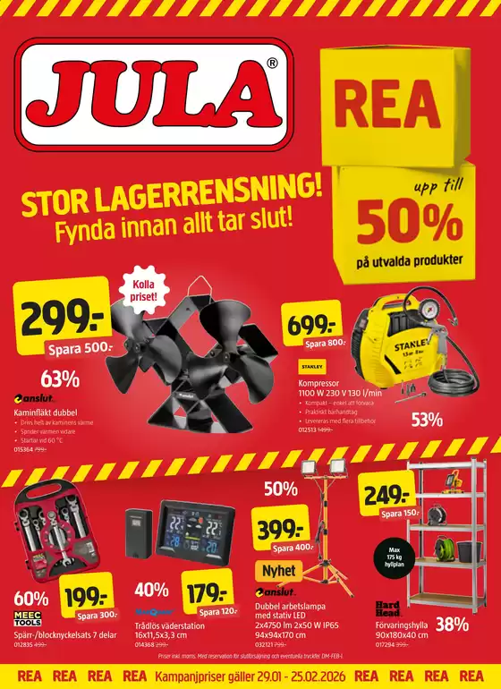 Jula-katalog i Kungälv | kampanjbladet Jula | 2026-01-29T00:00:00.000Z - 2026-02-25T00:00:00.000Z