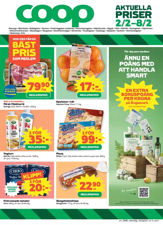 Coop Konsum-katalog | Fantastiskt erbjudande för fyndjägare | 2026-02-02T00:00:00.000Z - 2026-02-08T00:00:00.000Z