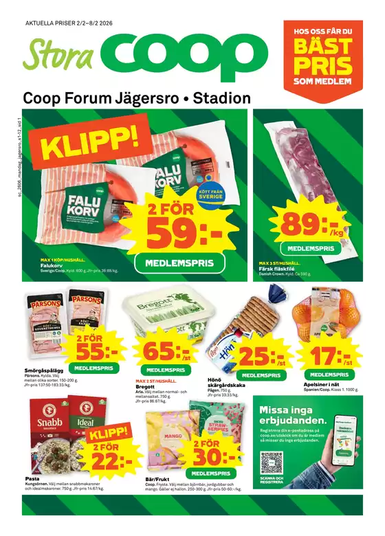 Coop Forum-katalog | Erbjudanden för fyndjägare | 2026-02-02T00:00:00.000Z - 2026-02-08T00:00:00.000Z