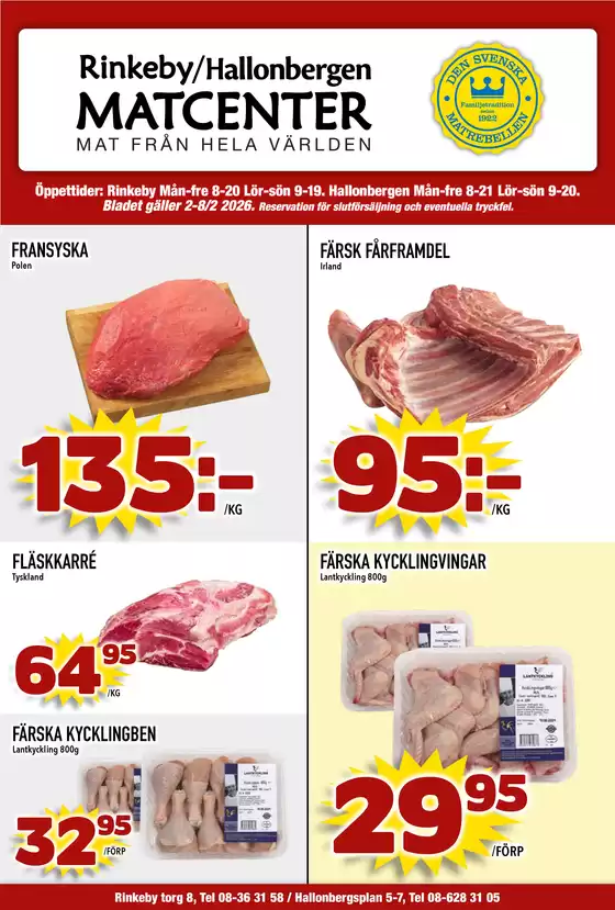 Matcenter-katalog i Ljungsbro | Veckans erbjudanden Matcenter | 2026-02-02T00:00:00.000Z - 2026-02-08T00:00:00.000Z