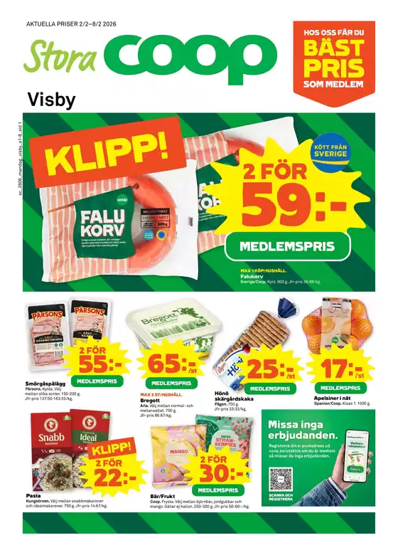 Stora Coop-katalog i Ljungsbro | Aktuella deals och erbjudanden | 2026-02-02T00:00:00.000Z - 2026-02-08T00:00:00.000Z