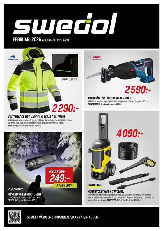 Swedol-katalog i Avesta | Swedol reklamblad | 2026-02-01T00:00:00.000Z - 2026-02-28T00:00:00.000Z