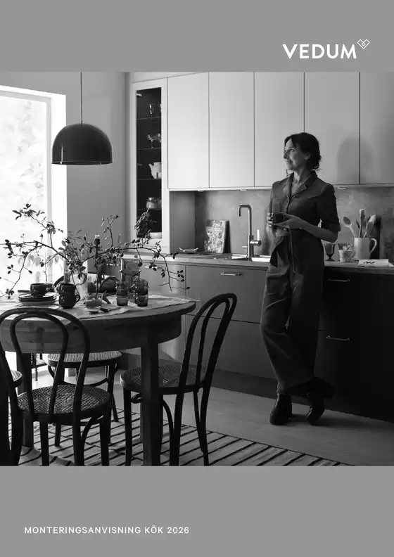 Vedum-katalog i Tibro | Monteringsanvisning kök | 2026-02-01T00:00:00.000Z - 2026-02-28T00:00:00.000Z