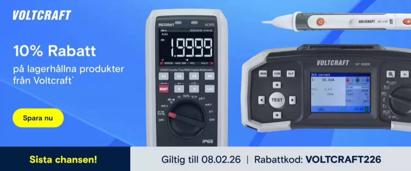 Conrad-katalog i Skövde | 10% Rabatt | 2026-02-04T00:00:00.000Z - 2026-02-08T00:00:00.000Z