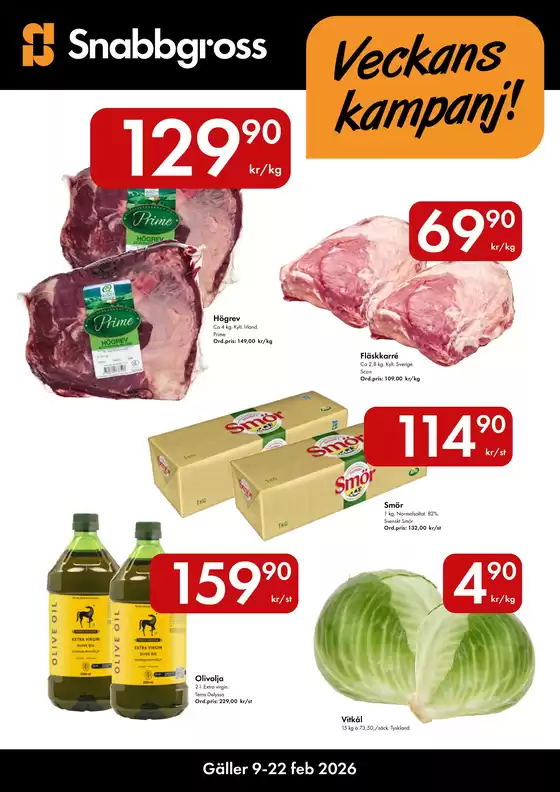 Snabbgross-katalog i Örebro | Snabbgross Kampanjblad v. 78 | 2026-02-04T00:00:00.000Z - 2026-02-22T00:00:00.000Z