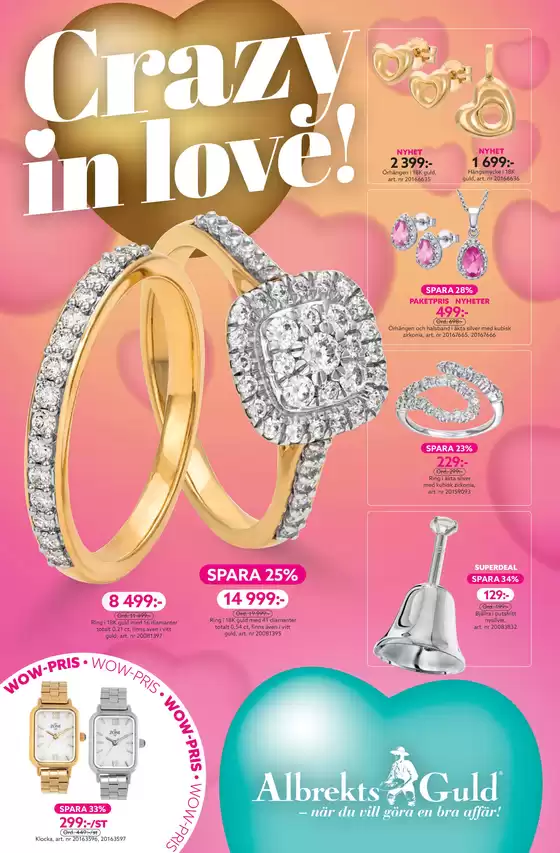 Albrekts Guld-katalog i Umeå | Crazy in love! | 2026-02-06T00:00:00.000Z - 2026-02-23T00:00:00.000Z