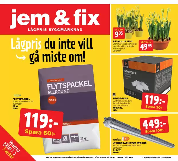 Jem&Fix-katalog i Åmål | Jem&Fix reklamblad | 2026-02-08T00:00:00.000Z - 2026-03-01T00:00:00.000Z