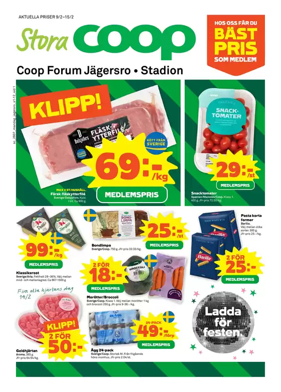 Coop Forum-katalog i Getinge | Top-deals för alla kunder | 2026-02-09T00:00:00.000Z - 2026-02-15T00:00:00.000Z