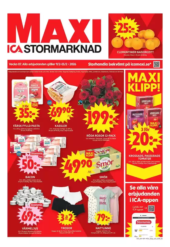 ICA Maxi-katalog i Getinge | Spara nu med våra deals | 2026-02-09T00:00:00.000Z - 2026-02-15T00:00:00.000Z