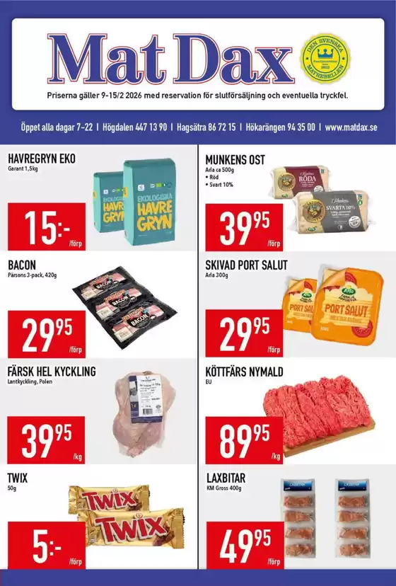 Matdax-katalog i Vellinge | Matdax reklambad | 2026-02-09T00:00:00.000Z - 2026-02-15T00:00:00.000Z