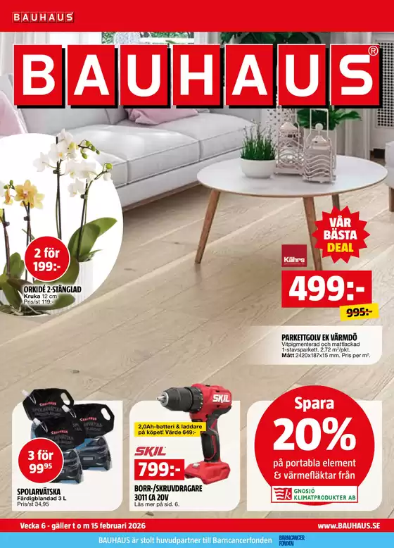 Bauhaus-katalog i Lund (Skåne) | Spara 20%! | 2026-02-09T00:00:00.000Z - 2026-02-15T00:00:00.000Z