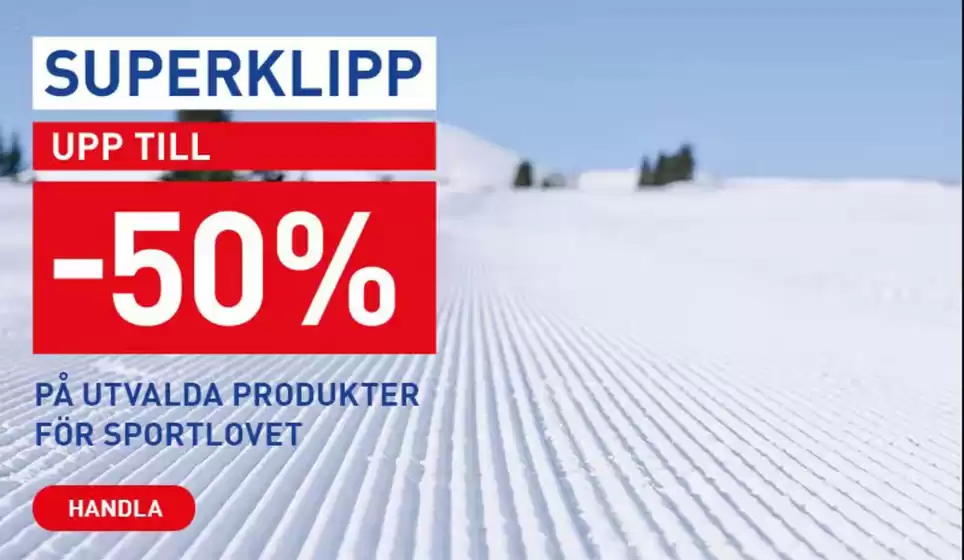 Intersport-katalog i Säffle | Upp till 50%! | 2026-02-09T00:00:00.000Z - 2026-02-23T00:00:00.000Z
