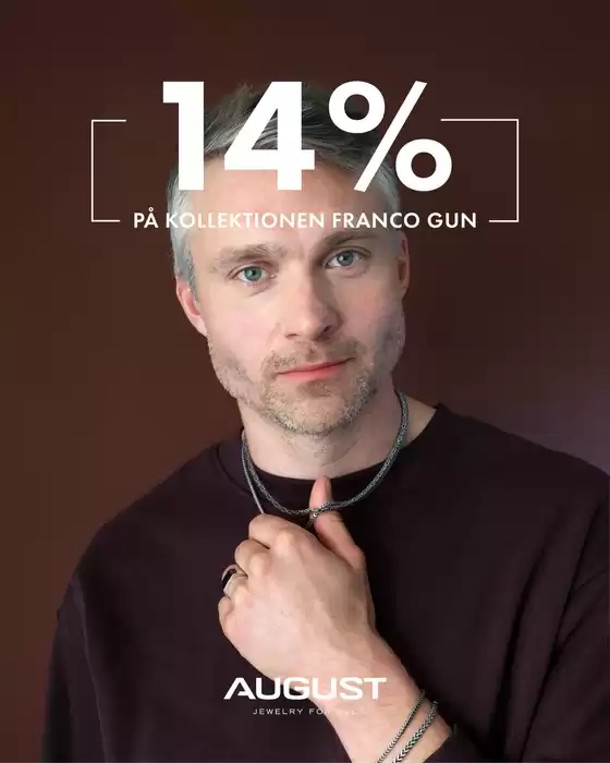 Smycka-katalog i Sölvesborg | PÅ KOLLEKTIONEN FRANCO GUN. | 2026-02-11T00:00:00.000Z - 2026-02-14T00:00:00.000Z